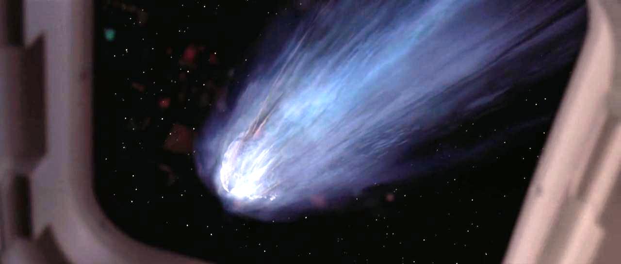 Deep scene. Комета Кларк. Комета 1998. Столкновение с бездной Комета.